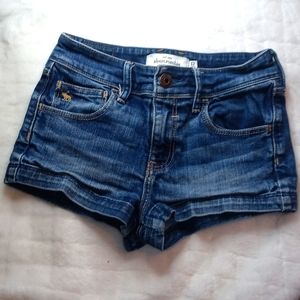 Abercrombie jean shorts girls size 12
